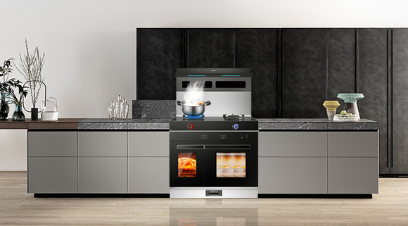 駕馭美食，輕而易舉！科恩S450變頻大吸力蒸烤消一體集成灶喚醒廚房美味